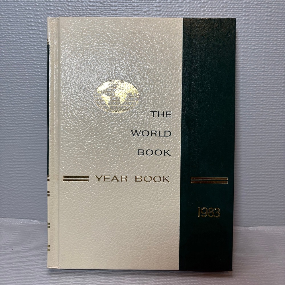1983‎ World Book Year Book Vintage Hardcover Encyclopedia Supplement 1982 Events